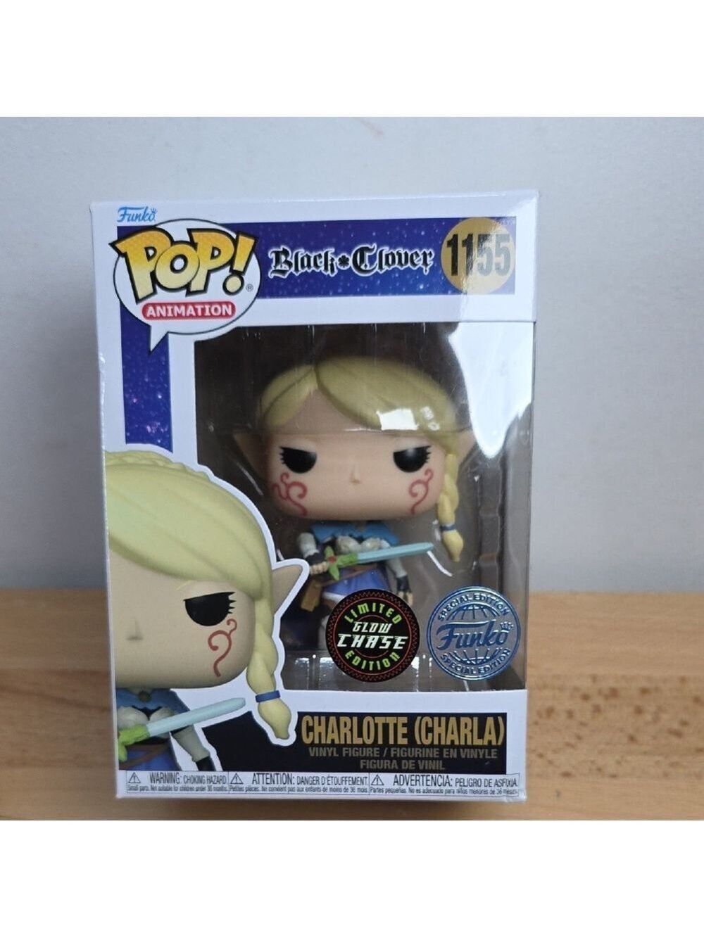 Funko Pop! Charlotte with Blonde Hair and Blue Outfit 1155